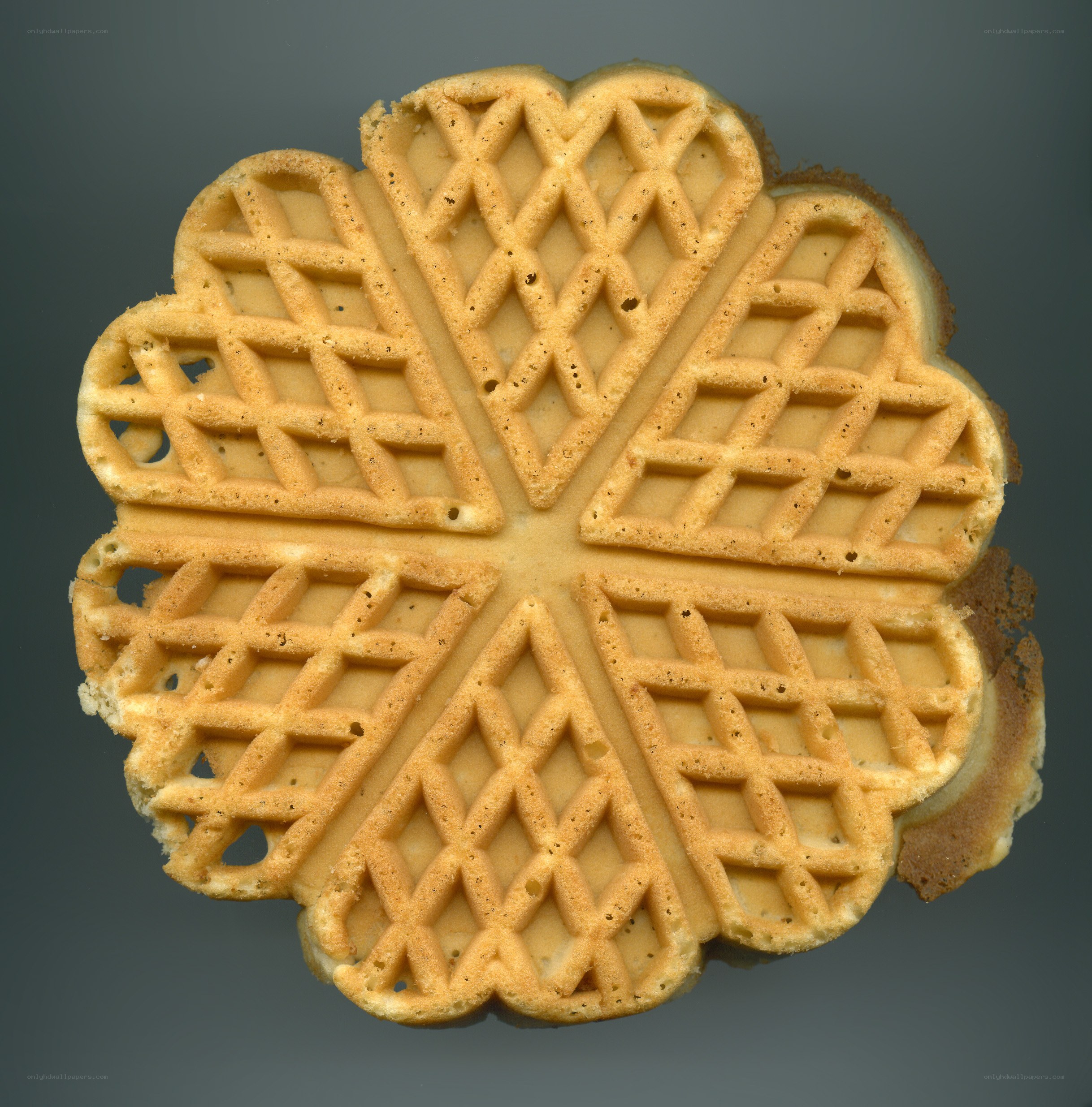 flower-shaped waffle