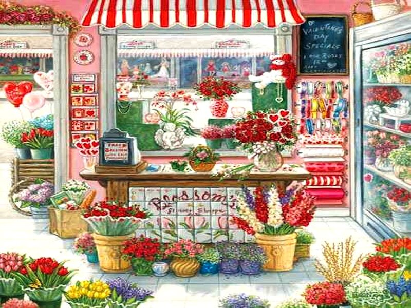Flower Shop Display