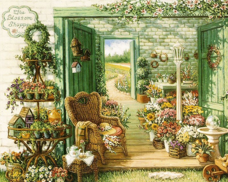 Flower Shop Porch