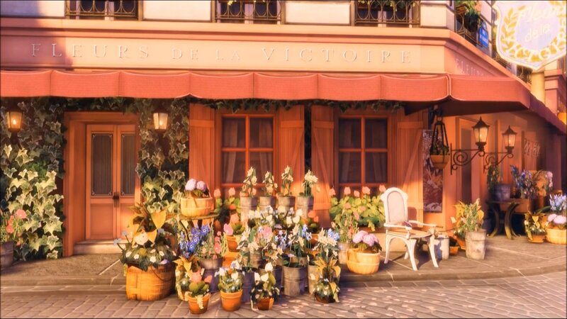 Flower Shop Storefront — Orange