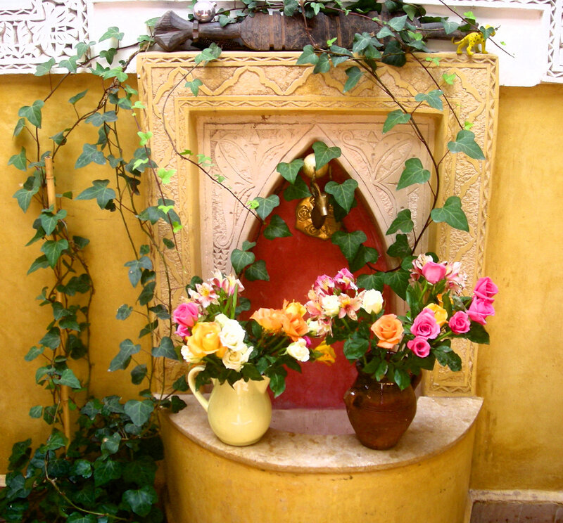 Flower Vases in Alcove