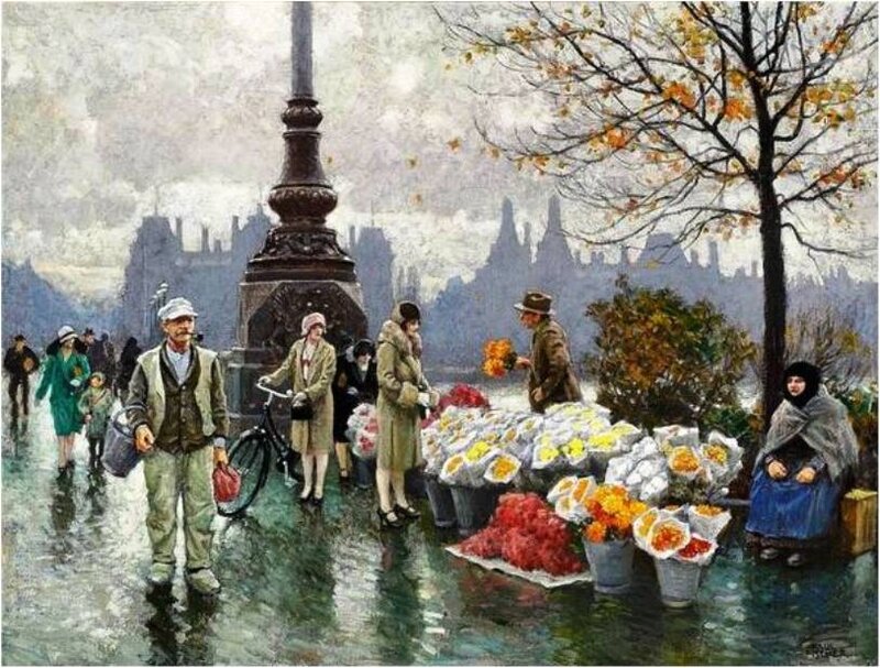 Flower Vendor on Street