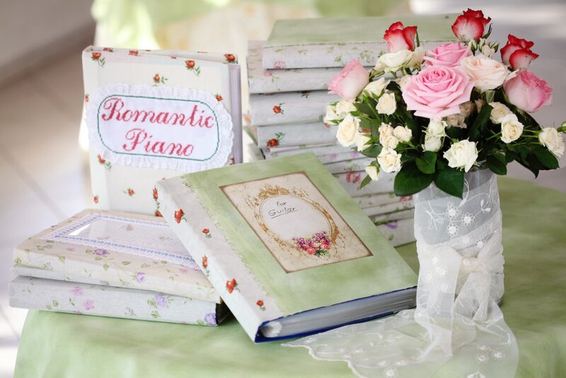 Flowered Books and Roses