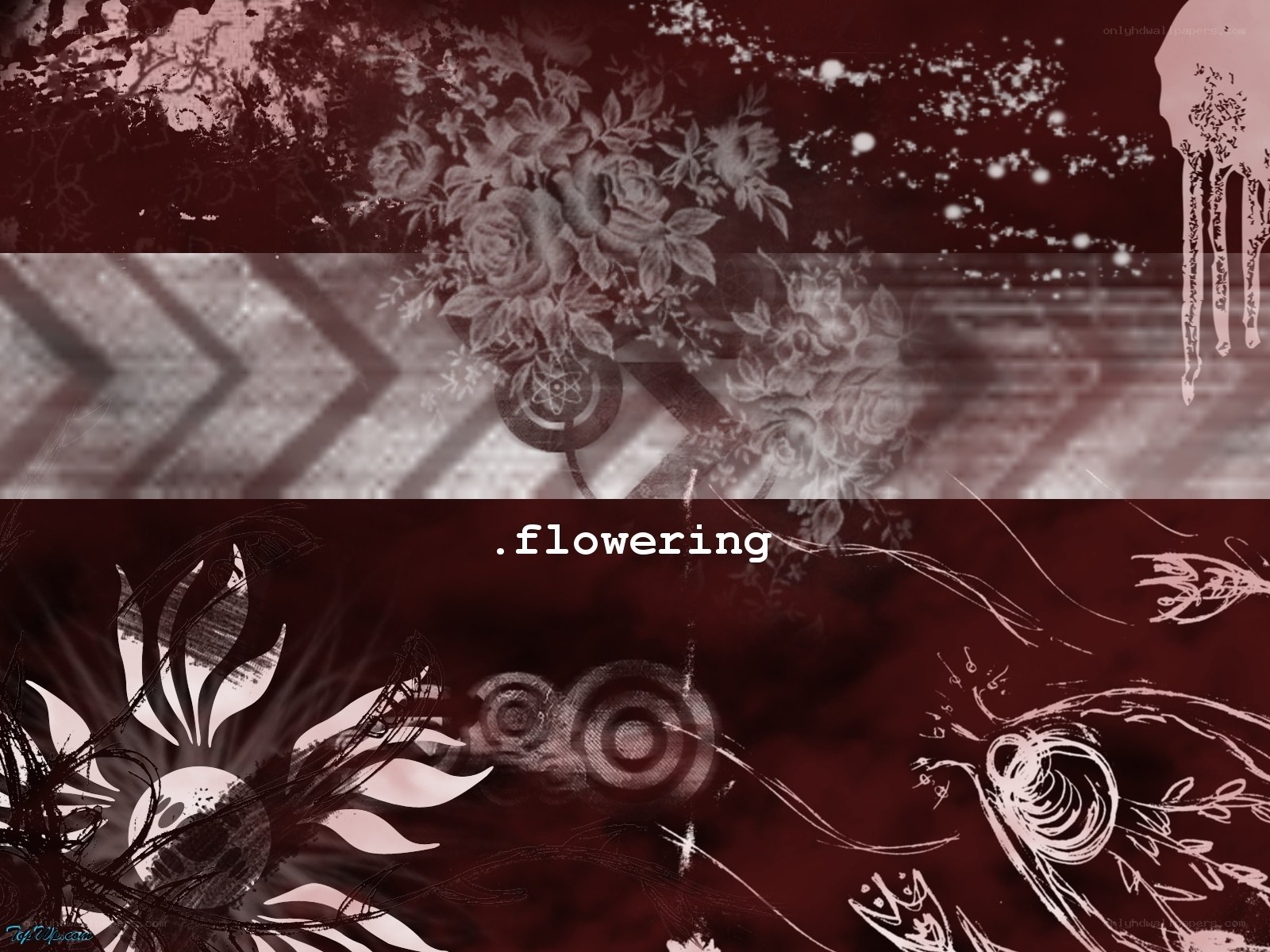 Flowering abstract art