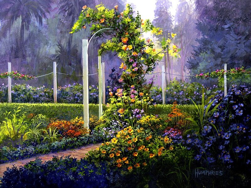 Flowering Garden Arch — Green, Serene