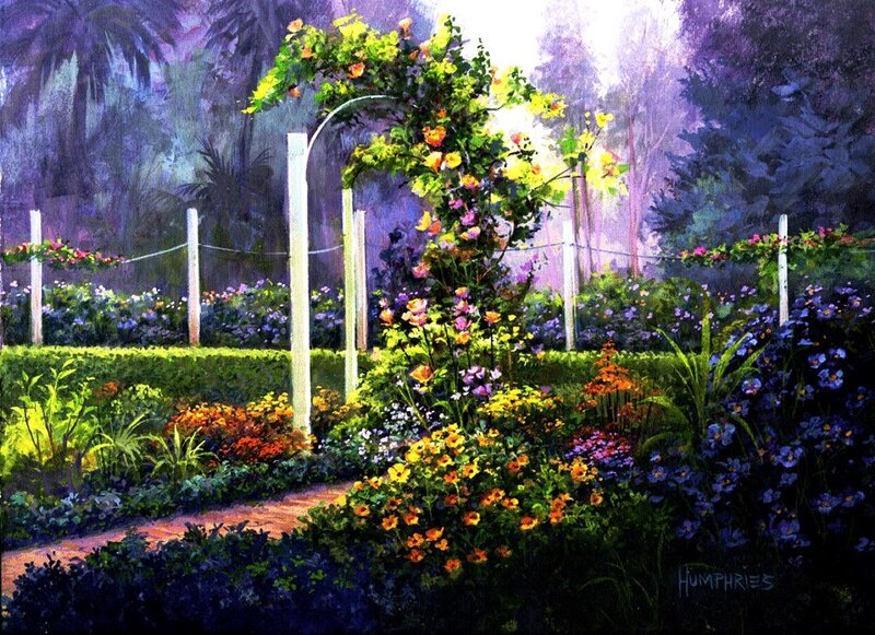 Flowering Garden Arch — Green