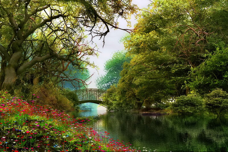 Flowering Riverbank