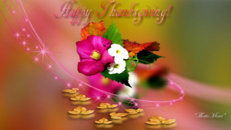Flowers and Autumn Leaves
