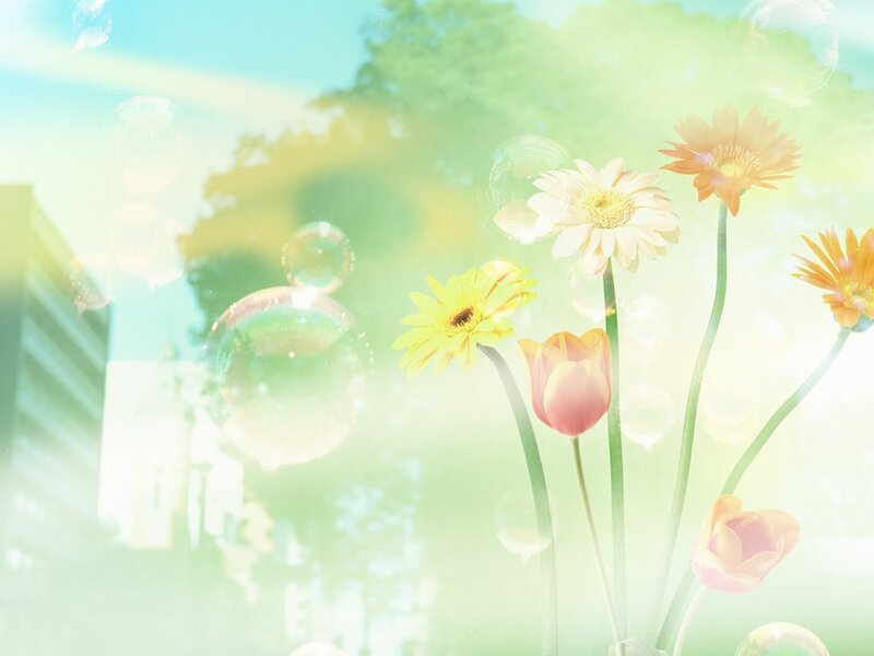 Flowers and Bubbles