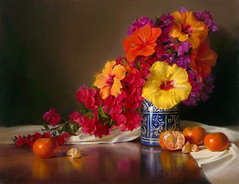 Flowers and Oranges