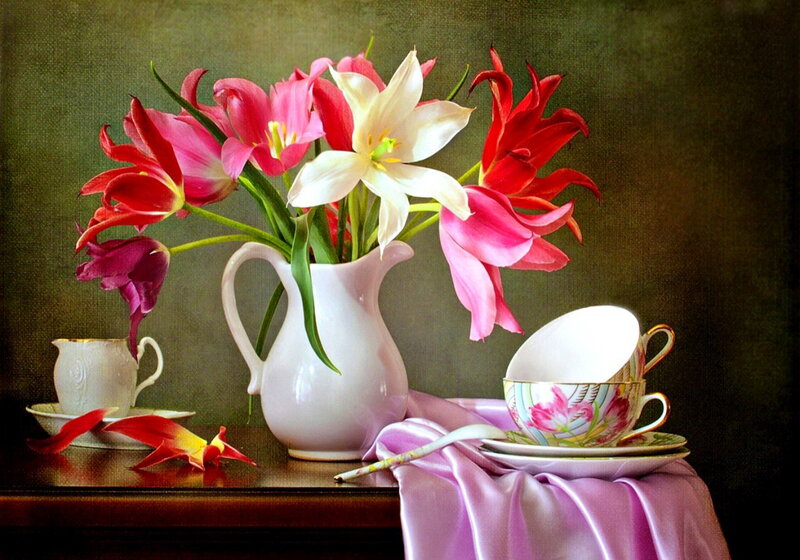Flowers and Teacups