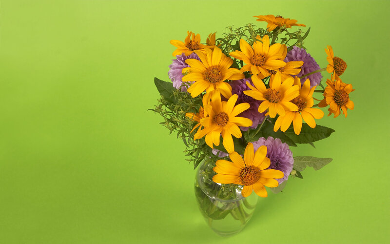 Flowers in a vase