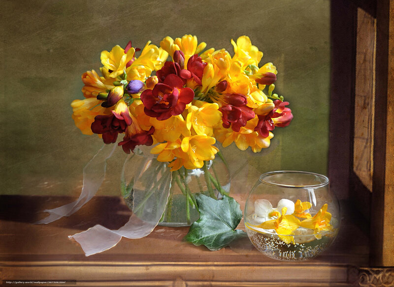 Flowers in a vase