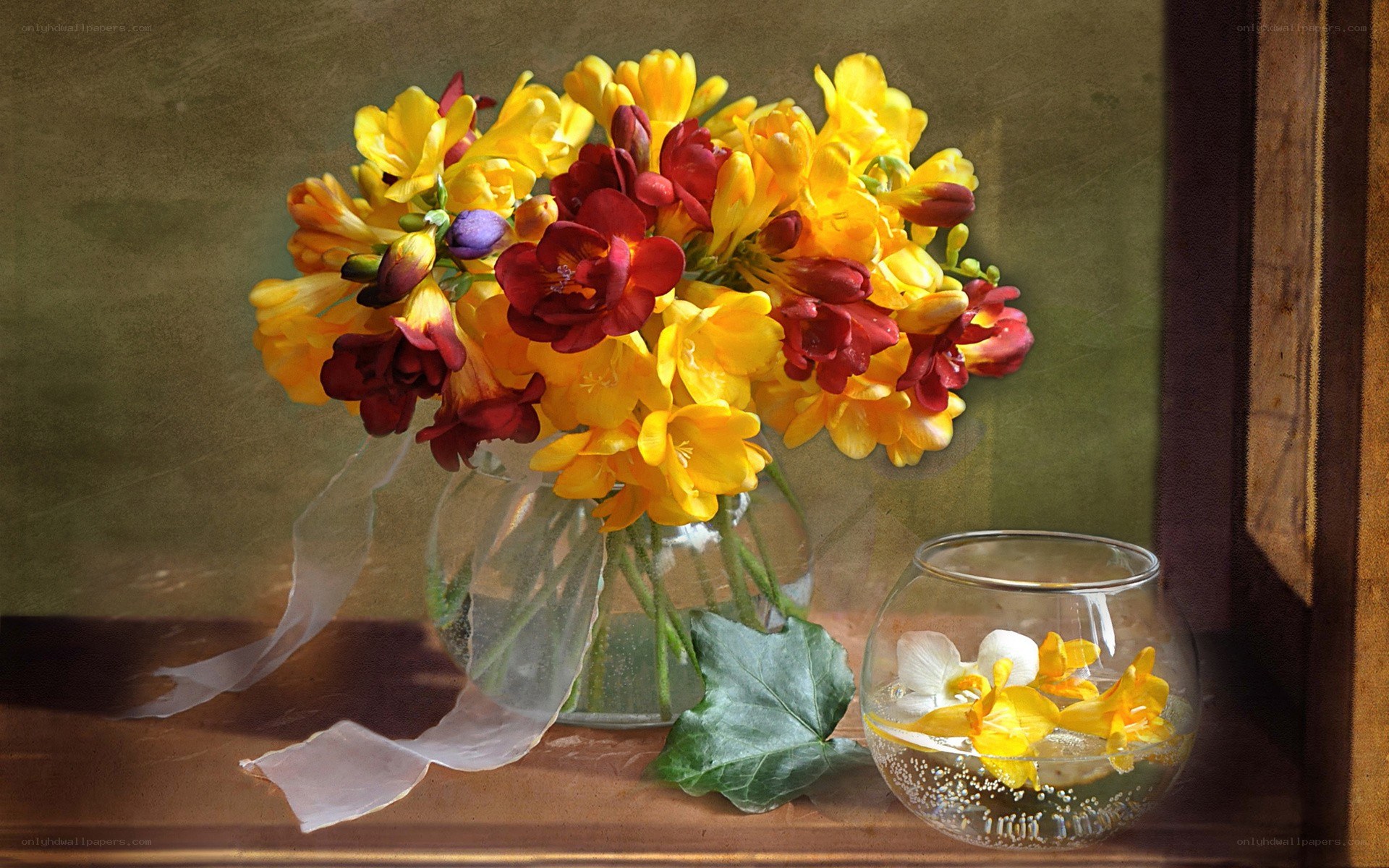 Flowers in a vase
