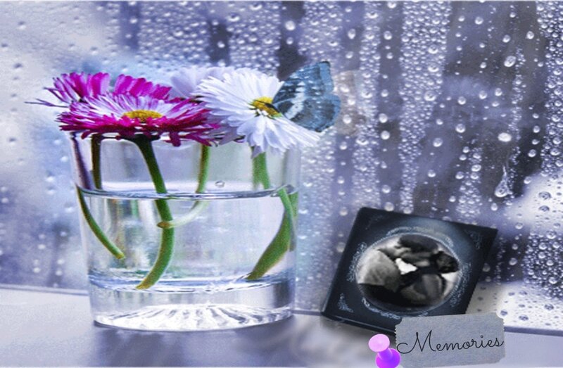 Flowers in a Vase — Purple, Melancholic