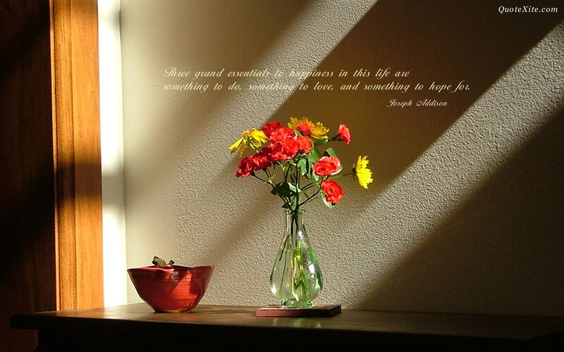Flowers in a Vase — Red