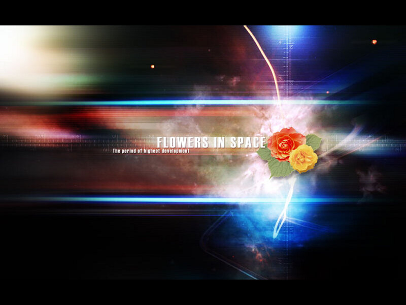 Flowers in Space
