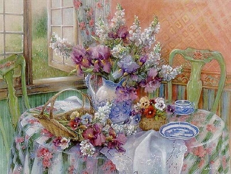 Flowers on a Table