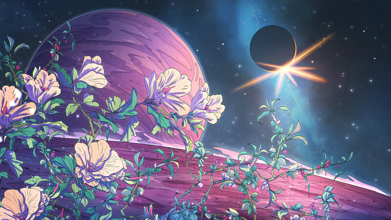 Flowers on Alien Planet