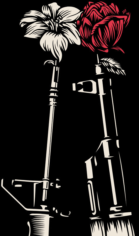 Flowers on Guns