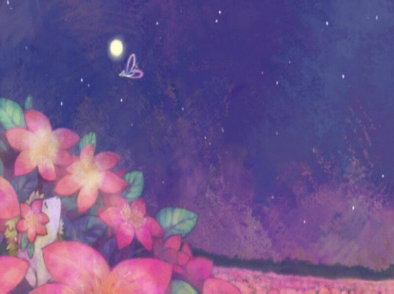 Flowers under Moonlight