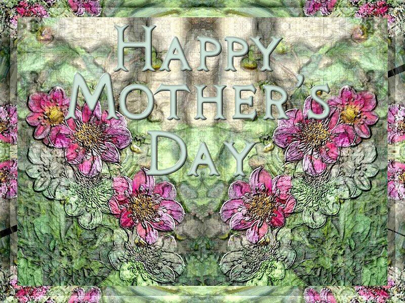 Flowers with Text — Pink, Festive