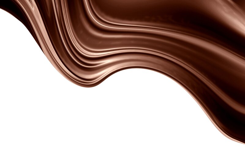 flowing chocolate liquid