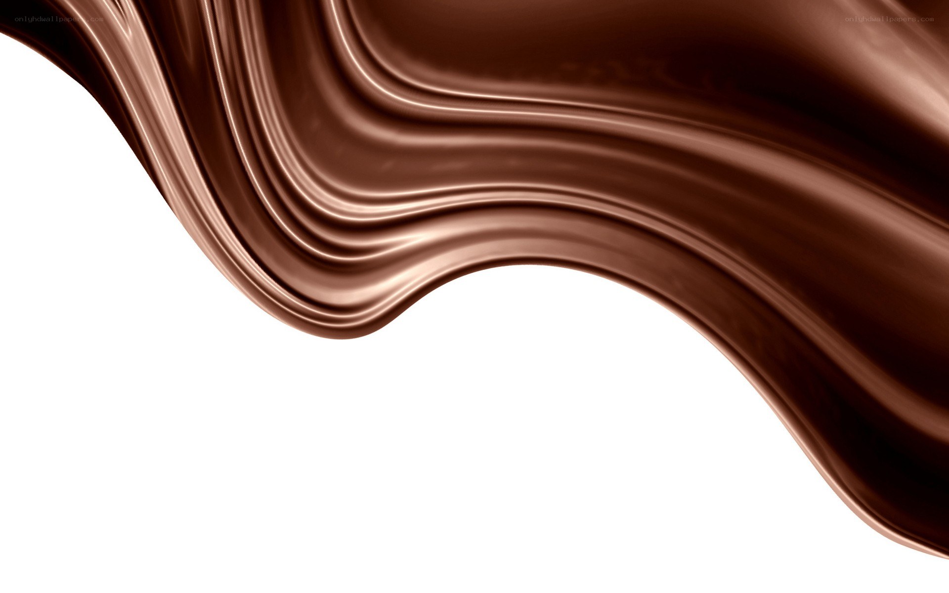 flowing chocolate liquid