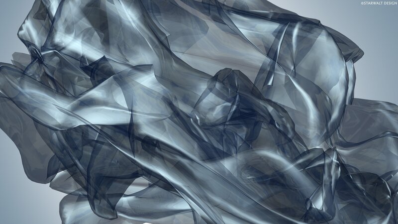 Flowing fabric abstract