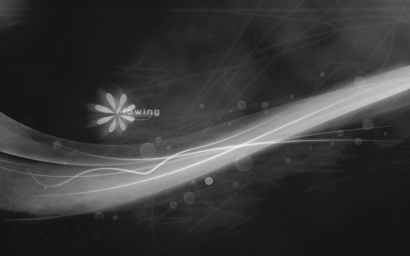 Flowing light abstract
