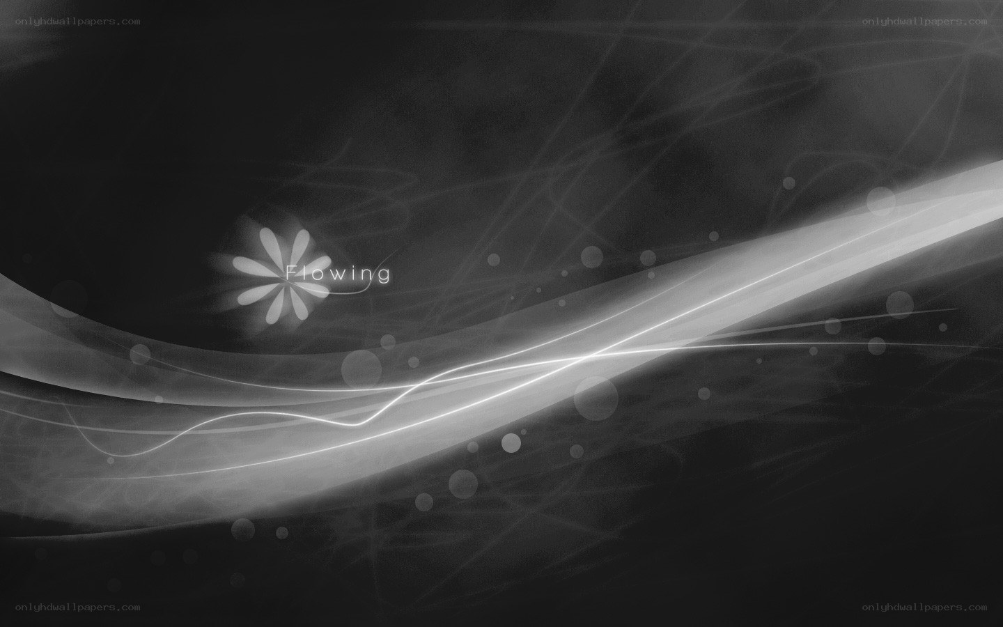 Flowing light abstract