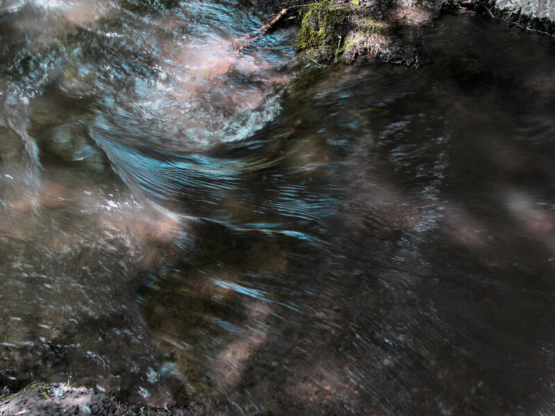 Flowing Stream Water — Brown