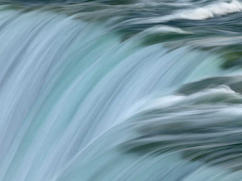 flowing water motion blur