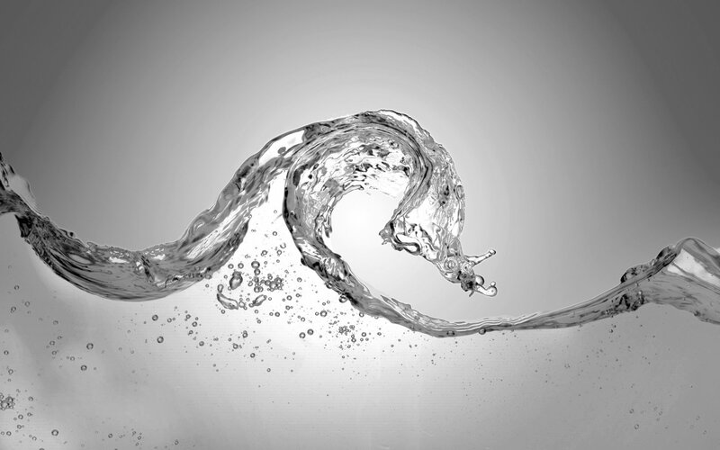 flowing water wave