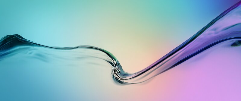 Flowing Water Wave — Blue