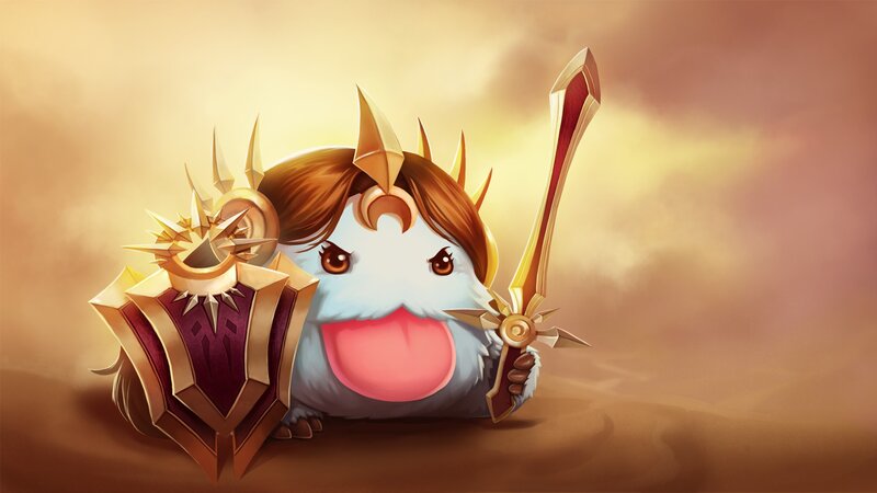 Fluffy Creature with Sword