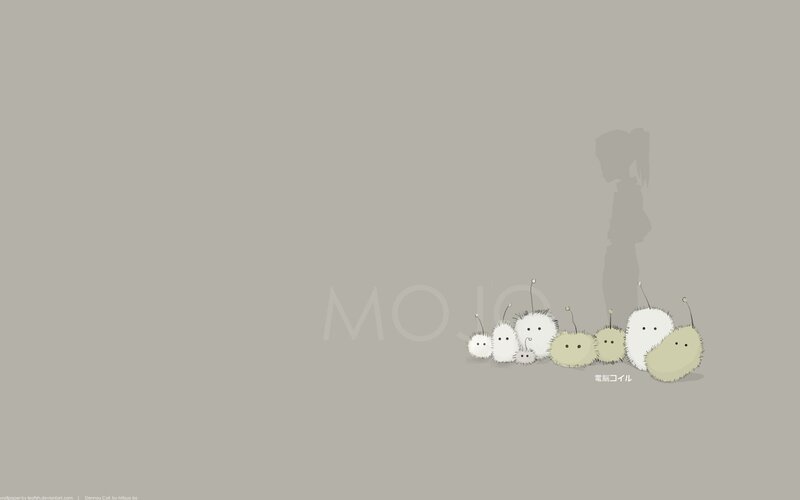 Fluffy Creatures in a Line