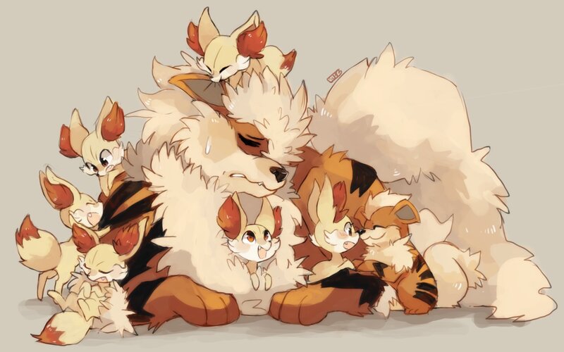 Fluffy Fox Creatures