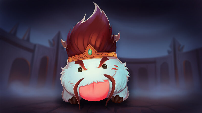 Fluffy White Creature — Dramatic