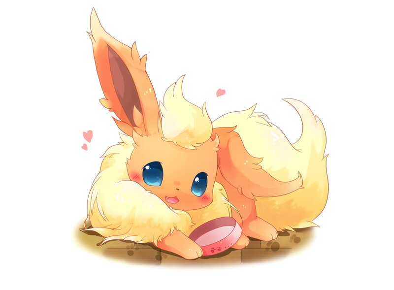 Fluffy Yellow Fox