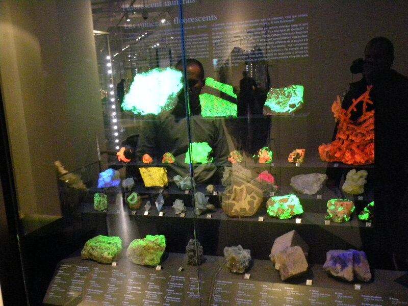 Fluorescent Minerals in Display
