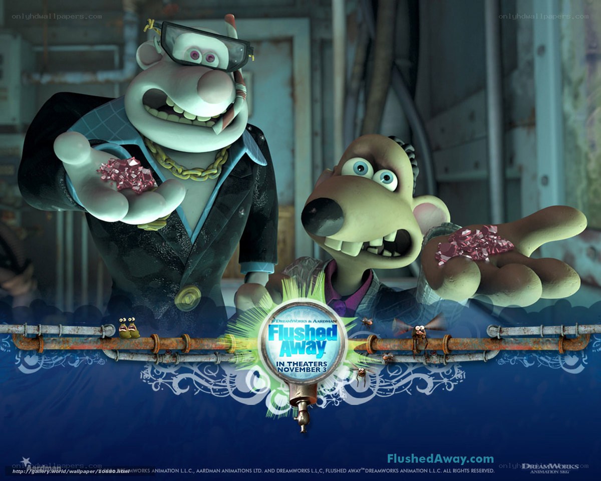 Flushed Away movie poster