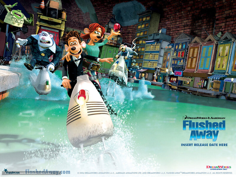 Flushed Away movie scene