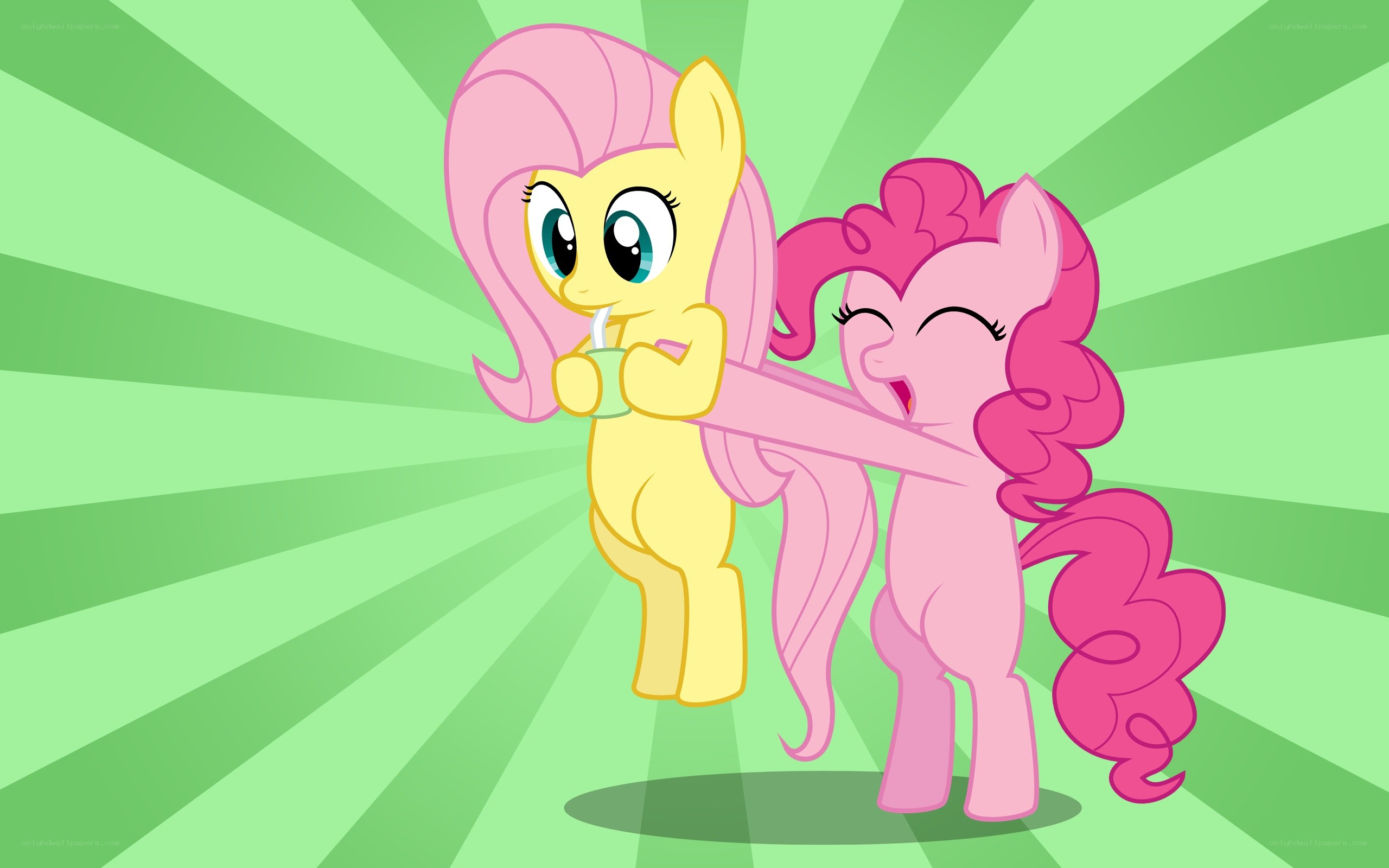 Fluttershy and Pinkie Pie