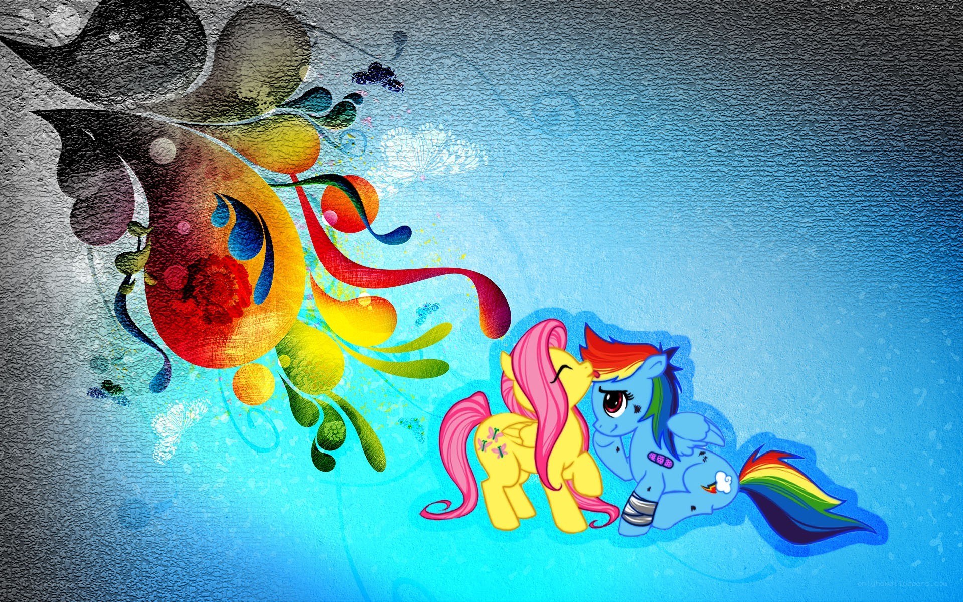Fluttershy and Rainbow Dash artwork