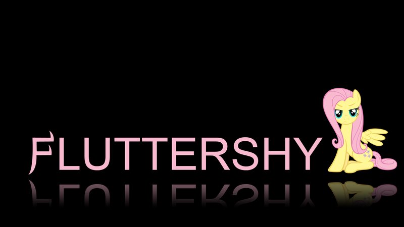 Fluttershy Character — Black