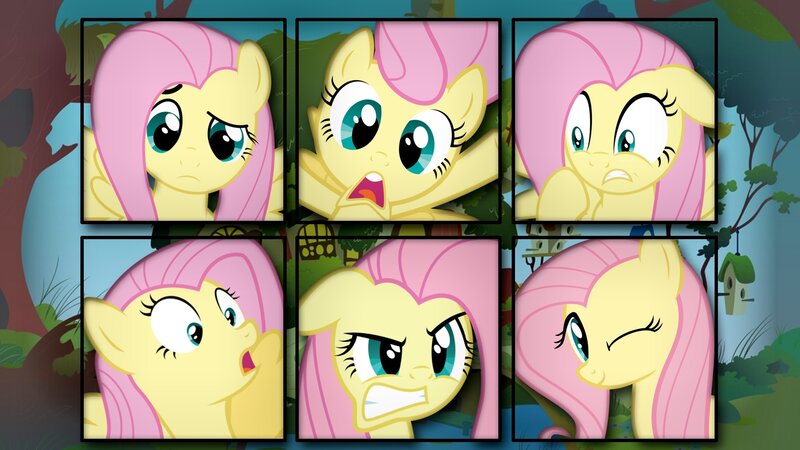 Fluttershy Character Expressions