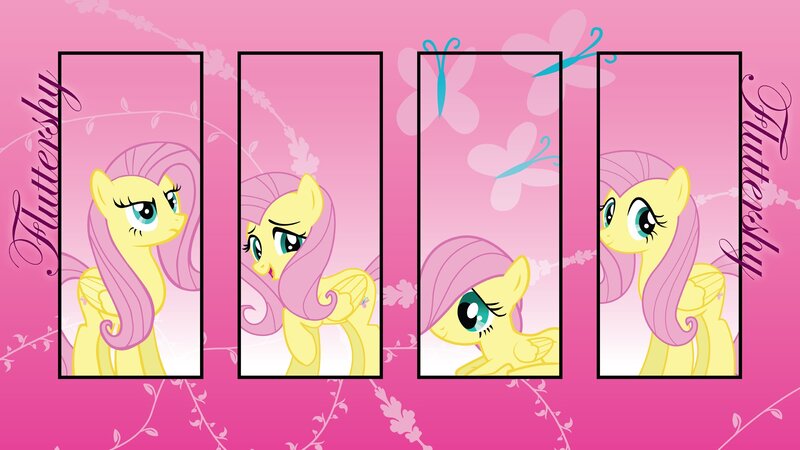 Fluttershy Character Panels