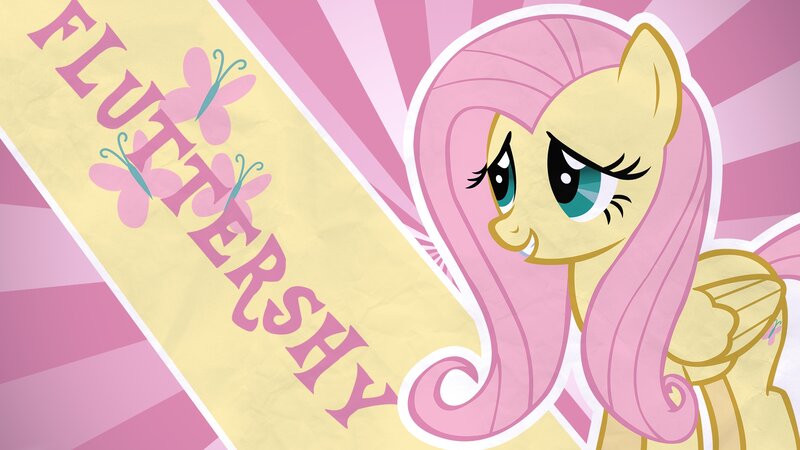 Fluttershy Character — Pink