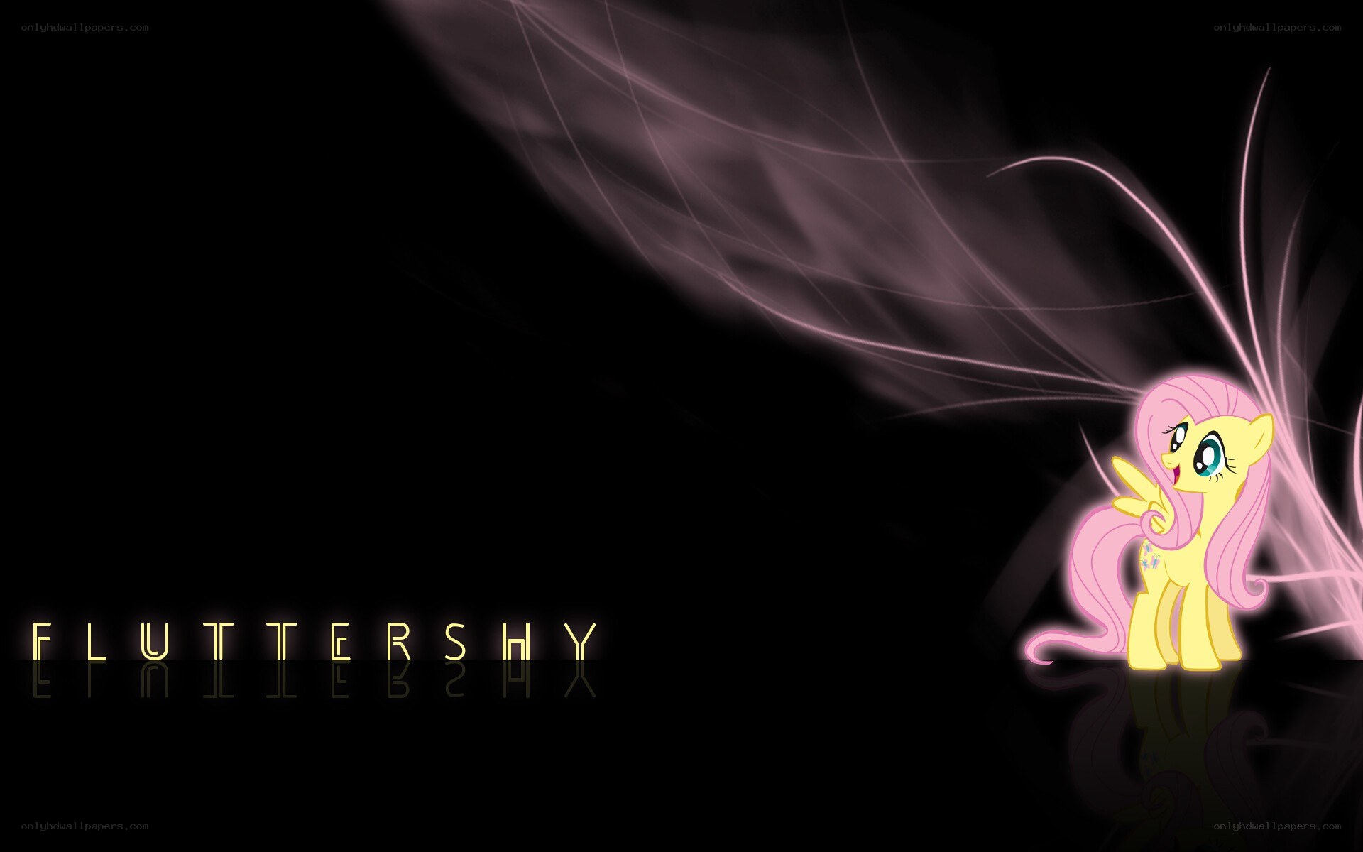 Fluttershy character wallpaper